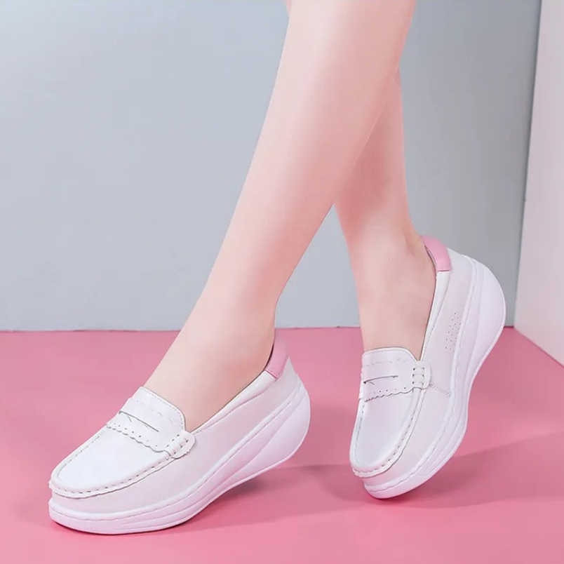 Women Shoes Tennis - Sepatu Sneakers Perawat Putih Pink 2025