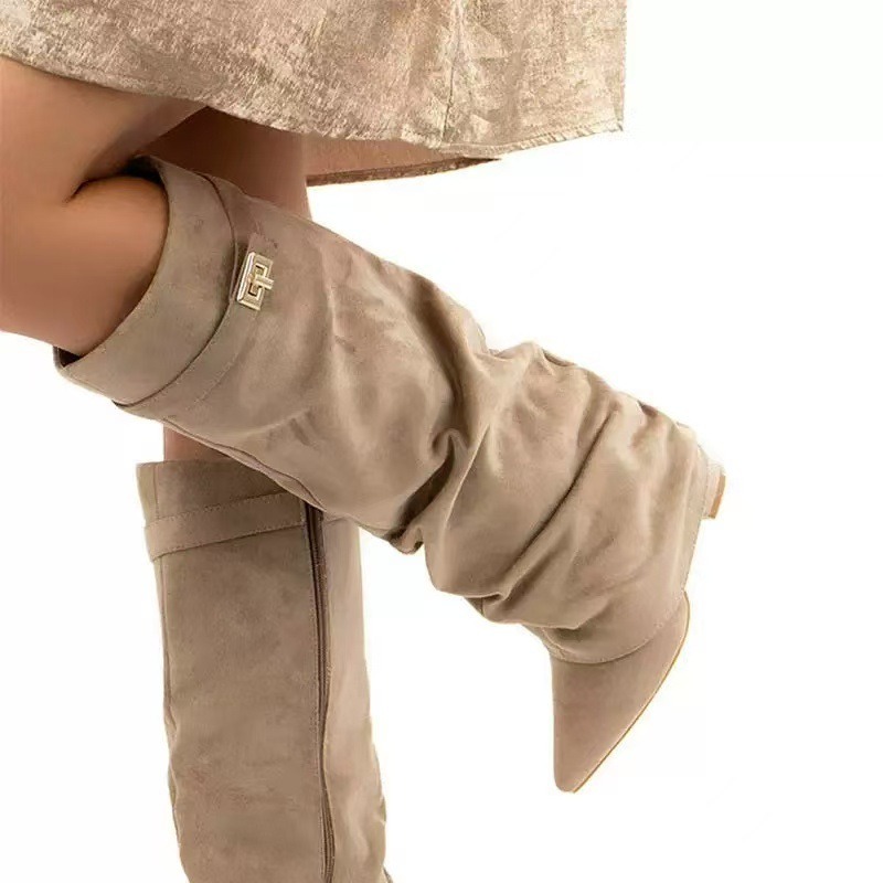 Knee High Boots Women - Sepatu Bot Setinggi Lutut Wanita Baru