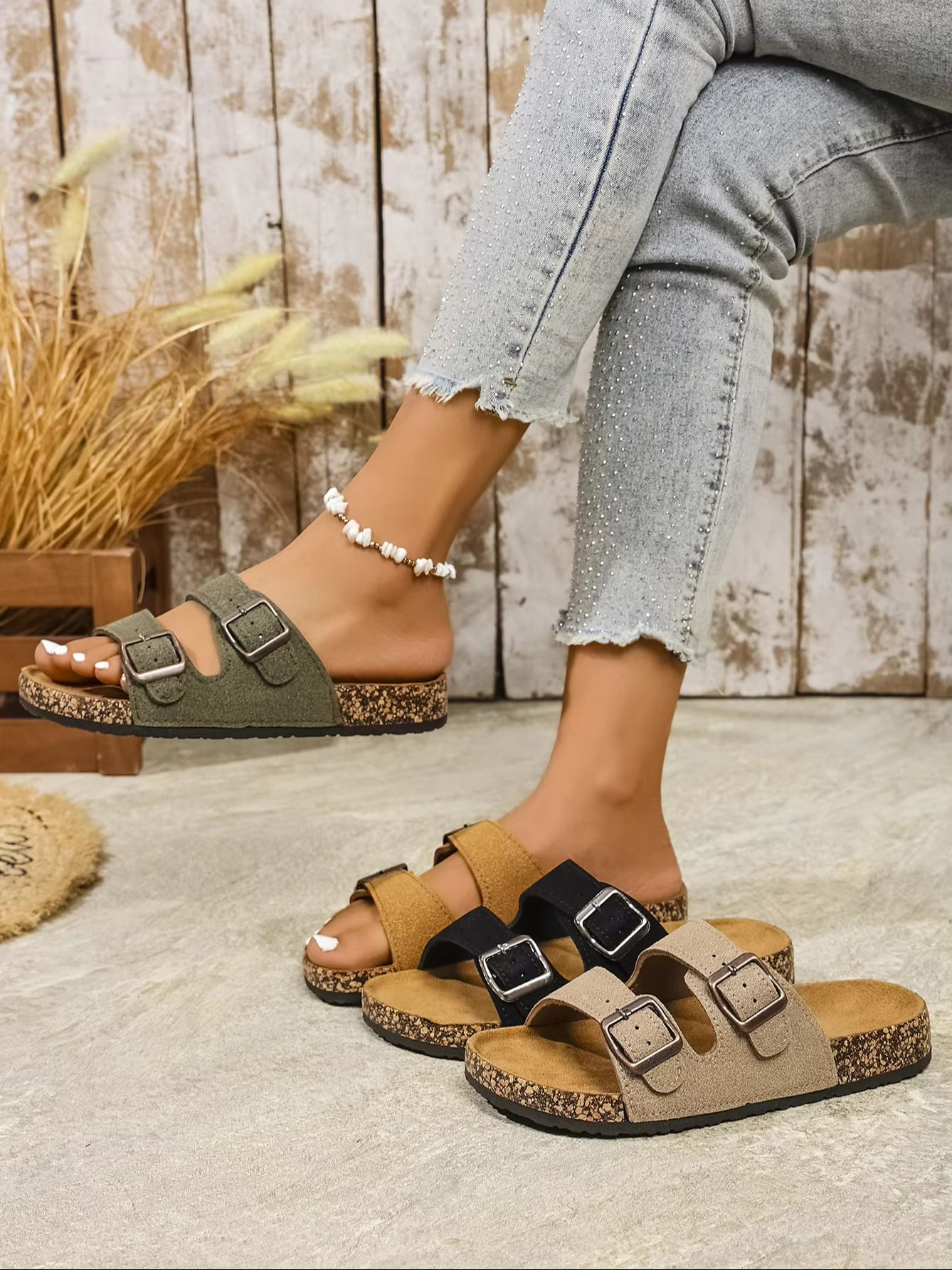 Mule Slip On - Sandal rumah yang nyaman untuk wanita,