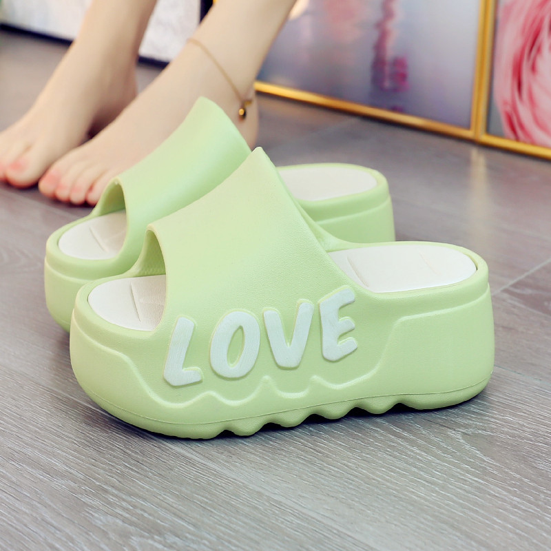 Sandal Platform Hak Tinggi 6Cm - Mule Slip On ulasan dan harga