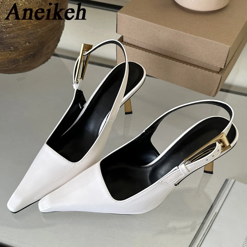 Aneikeh Sepatu Pump Wanita Ban - Mule Slip On ulasan dan harga