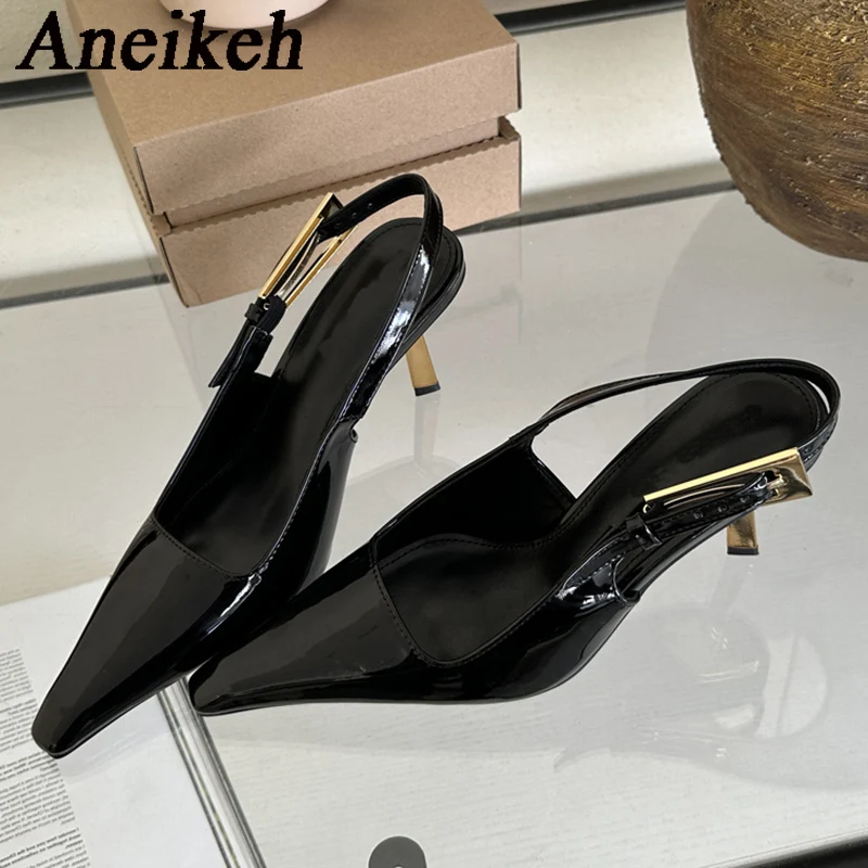 Aneikeh Sepatu Pump Wanita Ban - Mule Slip On ulasan dan harga