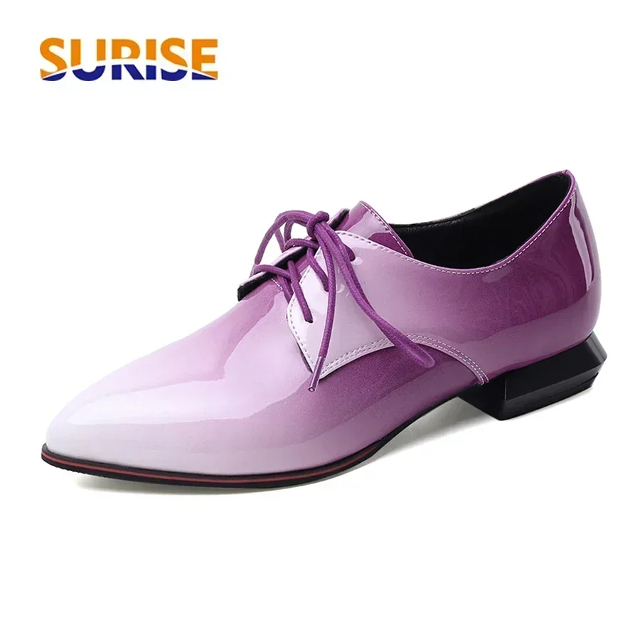Wanita Inggris Oxford Gradien  - Oxford Lace Up Women ulasan dan harga