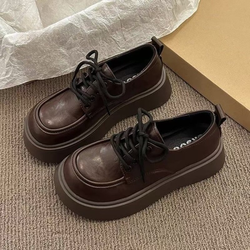 Sepatu Oxford Platform Wanita  - Oxford Lace Up Women ulasan dan harga