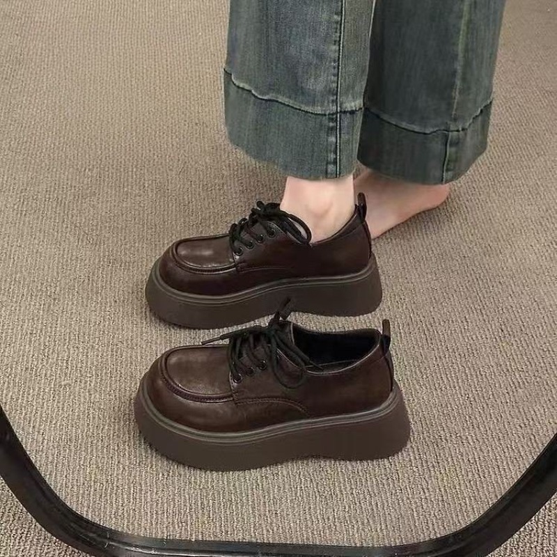 Sepatu Oxford Platform Wanita  - Oxford Lace Up Women ulasan dan harga
