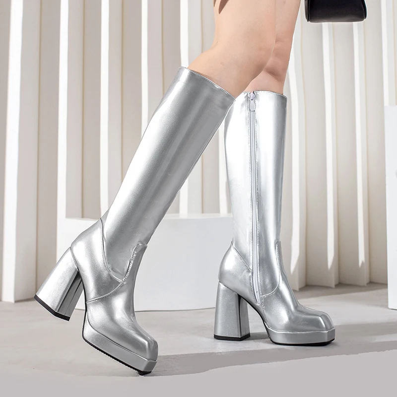 Sepatu bot panjang selutut unt - Knee High Boots Women ulasan dan harga