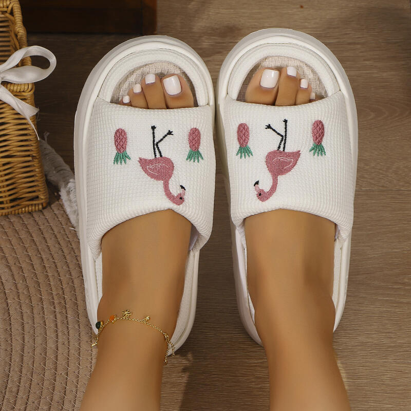 Sandal Wanita Flamingo Platfor - Mule Slip On ulasan dan harga